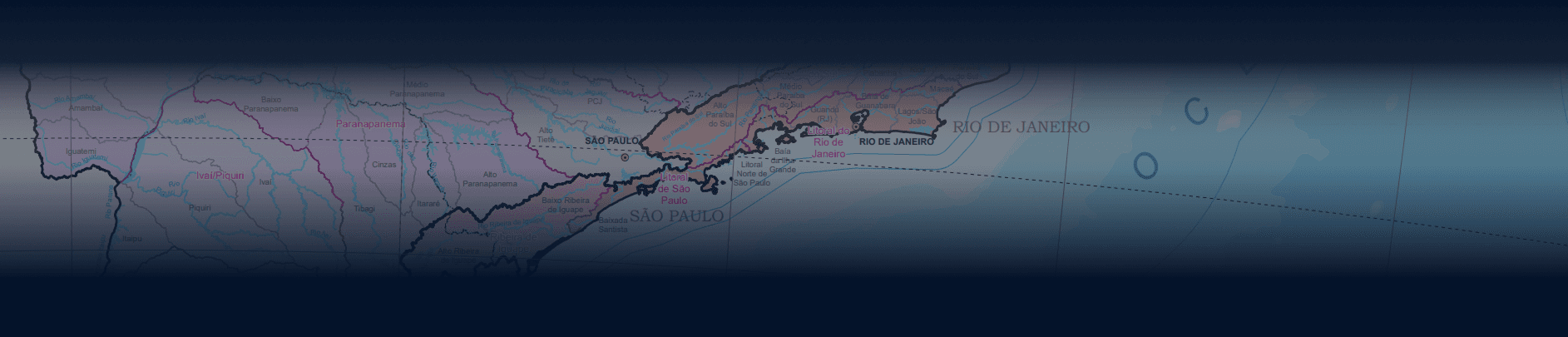 Faixa do Mapa Fluvial do Brasil